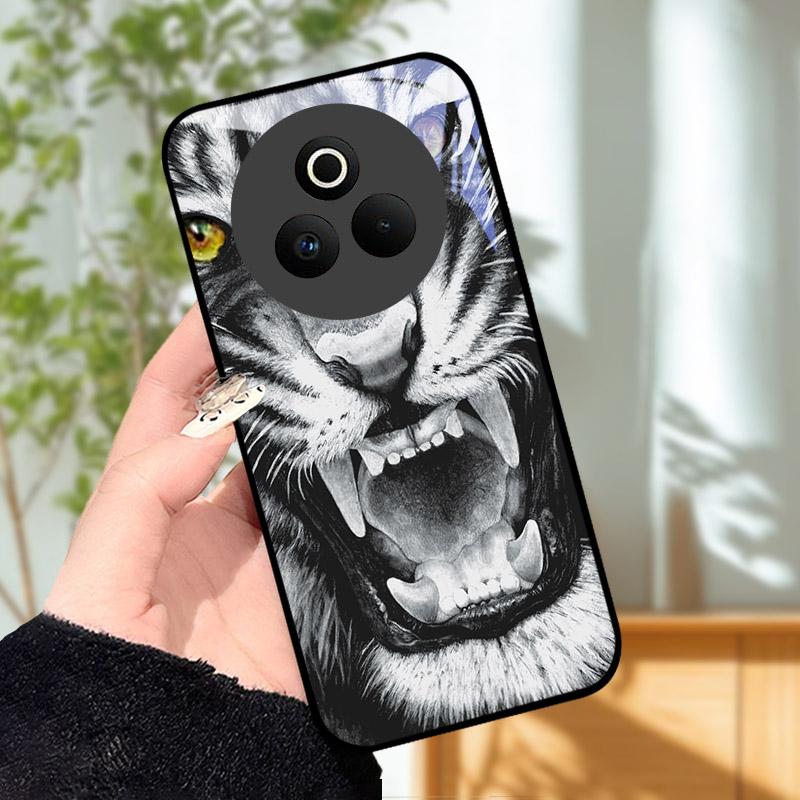 Закаленное Стекло Чехол для Телефона Для OPPO Realme P3 Pro 5G Funda Ударопрочный Жесткий ПК Корпус Задняя Крышка Для Realme P3Pro RMX5032 Coque