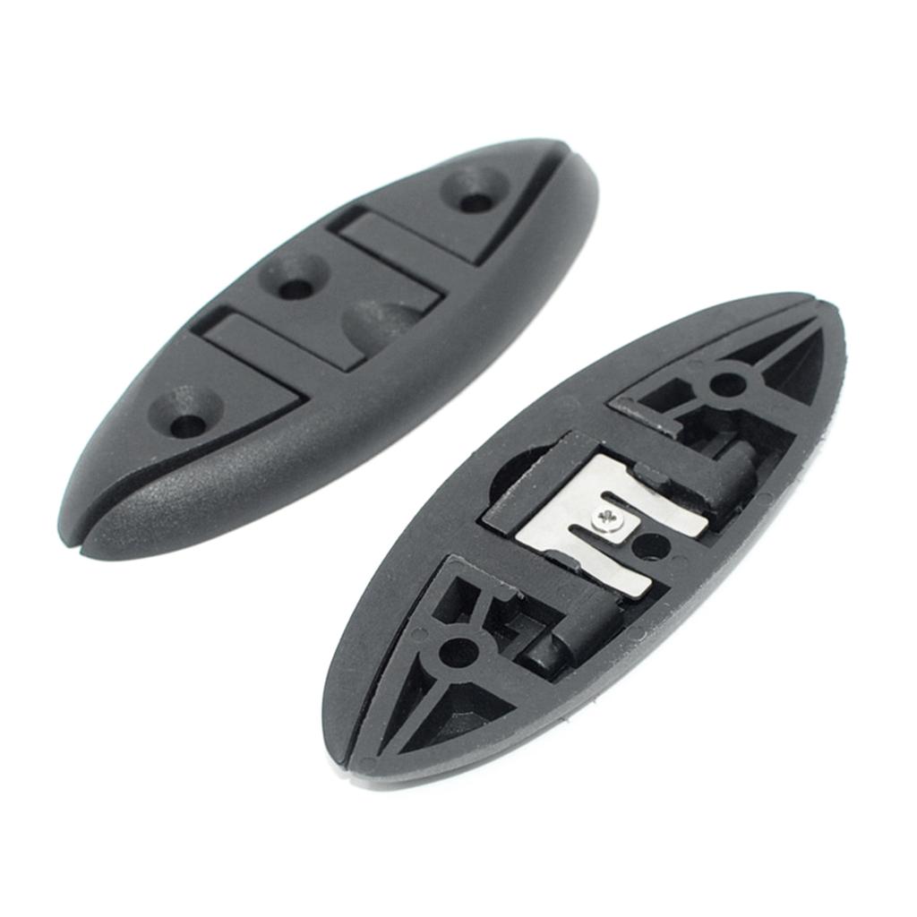 5-дюймовая складная швартовная утке откидная швартовная утке с 2 отверстиями из морского нейлона, стойкого к коррозии, швартовный трос