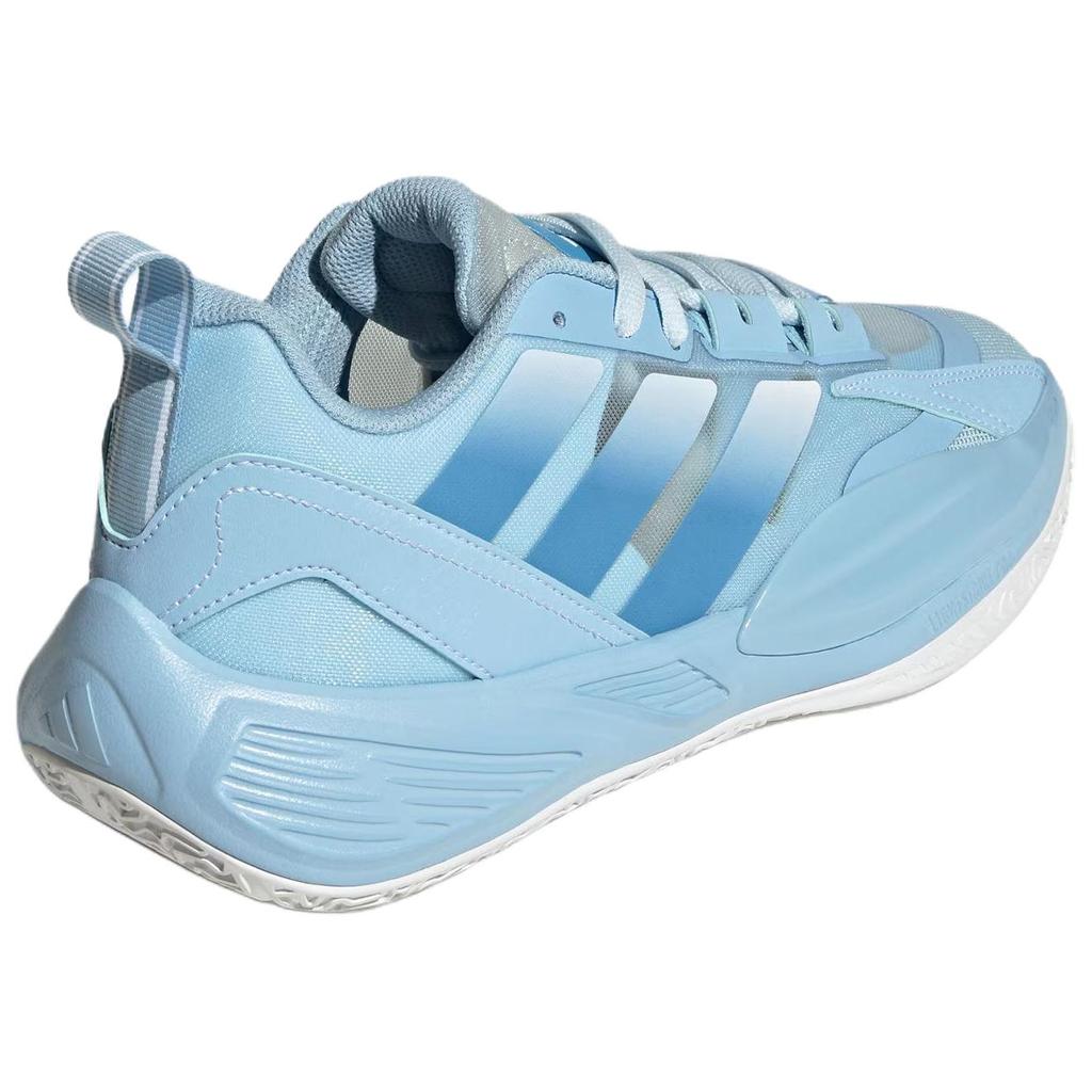 Adidas Xenoburst Versatile Comfortable Fabric Shock Absorbing Breathable Low Top Basketball Shoes Unisex Sneakers Light-Sky-Blue JR4375