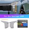 Для Kia Sportage NQ5 2026 Черная защитная пленка для передней фары, прозрачная пленка от царапин на передний фонарь, накладка на стойку BC