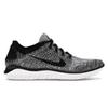 Nike Free RN Flyknit Белые Черные Мужские Кроссовки 942838-101