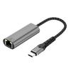 USB 3.0 Ethernet-адаптер USB Type-C на RJ45 LAN-сетевой адаптер, поддержка 1000 Мбит/с