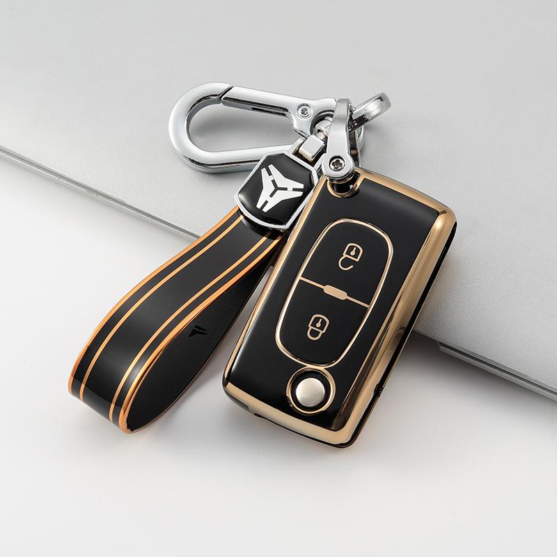 Новый чехол для дистанционного ключа из ТПУ для Peugeot 107 207 307 308 407 607 3008 5008 для Citroen Xsara Picasso C5 C6 C8 без ключа