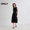 ТОЛЬКО 2025 Весна Без рукавов Круглый вырез Маленькое черное платье макси