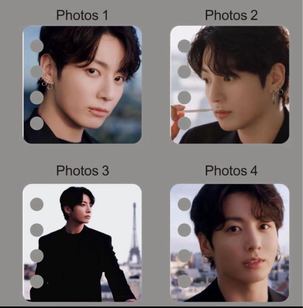[Б/У] Фотокарточки BTS Чонгука, Брелоки из альбомов, Наклейки