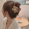 "2023 New High-End Large Wool Flower Hair Clip for Women"