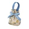 Bowknot New Year Gifts Bag Drawstring Chinese Style Handbag Jewelry Small Wrist Bag  Birthday