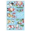 9 Sheets Electrostatic Christmas Static Stickers Multicolor Snowflake Sticker  Christmas