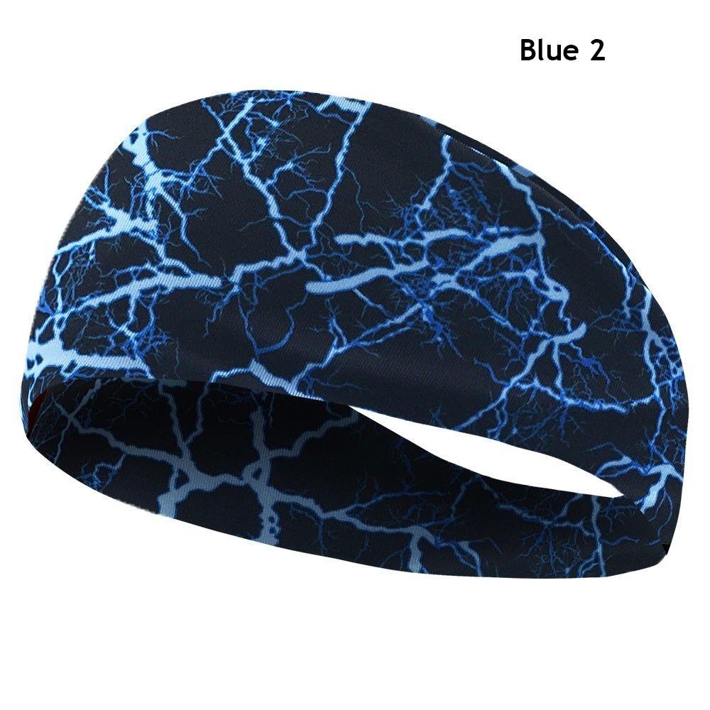 Unisex Cycling Gym Sport Hair Bands Sweat Headband Sweatband Stretch