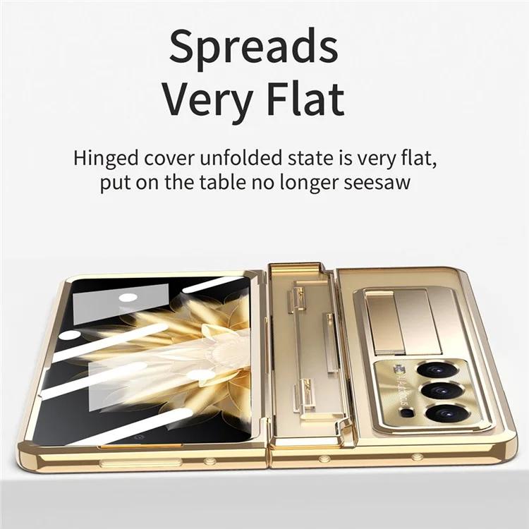 Для Honor Magic V2 5G Жесткий чехол для телефона из ПК Складная подставка для защиты всего тела с пленкой из закаленного стекла