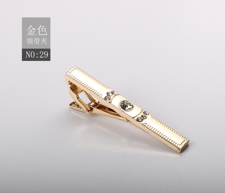 Зажим для галстука Матовый Зажим для воротника Мужской Формальный Деловой Золотой Серебристый Металлический зажим высокого класса