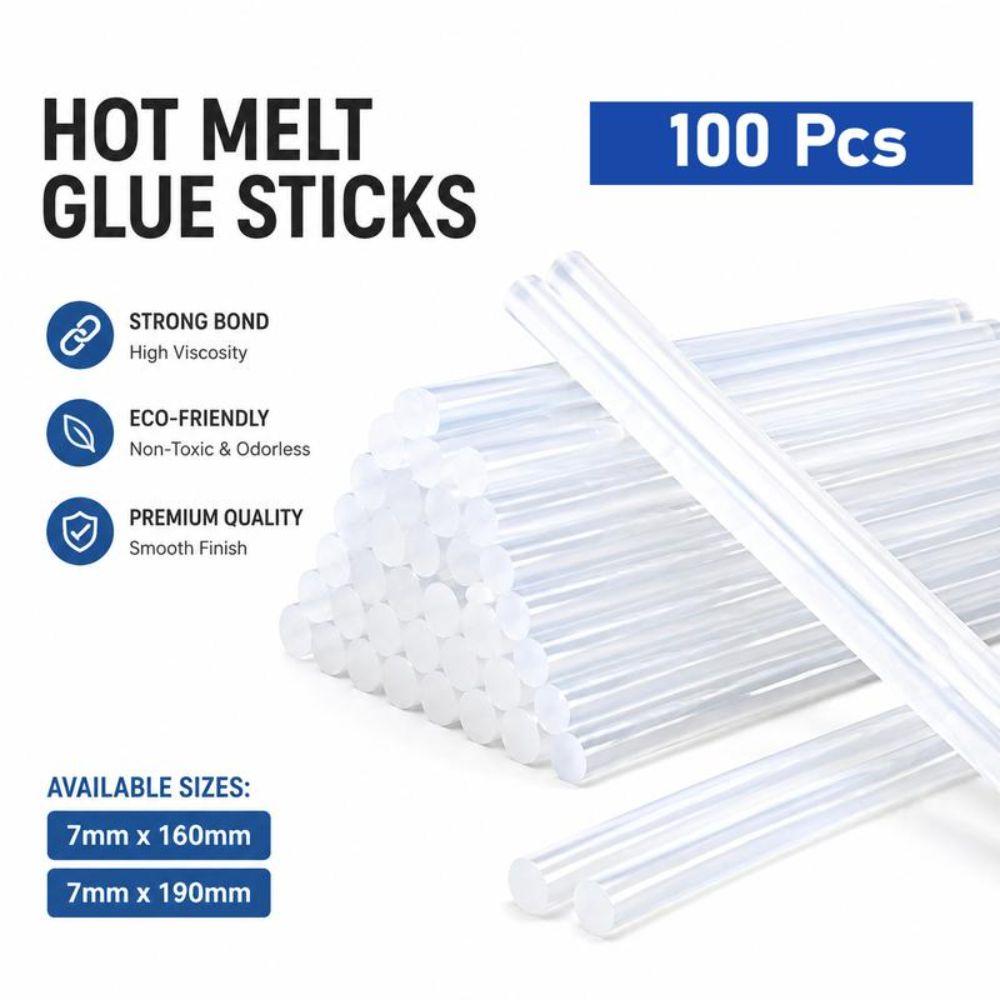 20Pcs Strong Adhesion EVA Glue Sticks EVA Adhesive Glue Rods Hot Melt Glue Sticks Home Repair