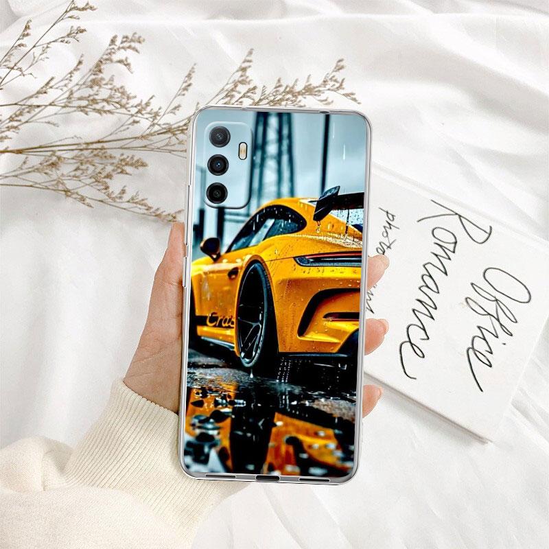 IK67 Прозрачный чехол для смартфона Supercar для Motorola Moto G7 G8 G9 G84 G85 G73 G24 G15 Z2 Play Power Plus