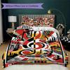 Guitar Music Pattern Bedding uilt Set uilt Cover Pillowcase Home Decoration Birthday Gift (1 * duvet cover + 2 * pillowcase  without core)10