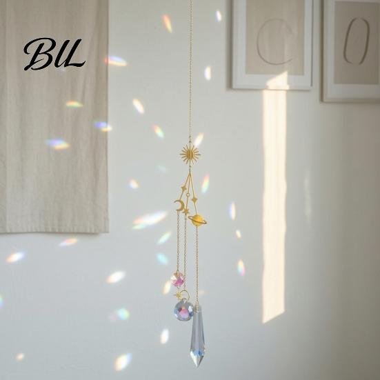 Decorative Window Suncatcher Crystal Suncatcher, Rainbow Maker Prism Hanging Wind Chime, Pendant Sophisticated Balcony Decor for Window, Balcony,