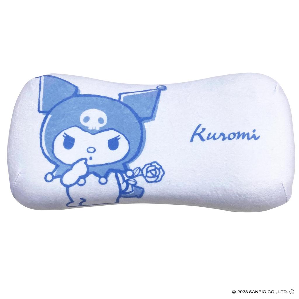 MORIPiLO Morishita подушка с эффектом памяти Sanrio Kuromi-chan пастельно-фиолетового цвета 15x31 см, поддерживающая талию, поддерживающая спину, мягкая игрушка-подушка 4621197