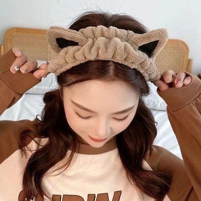 Плюшевая повязка на голову Sweet Face Wash Makeup Трехмерная плюшевая повязка на голову