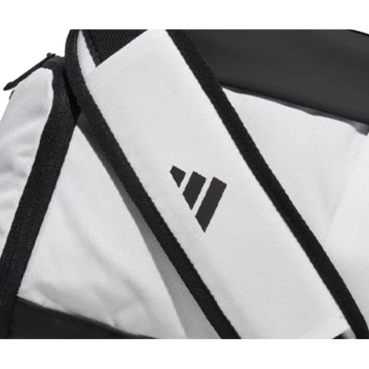 adidas Полиэстеровая дорожная сумка Унисекс Серая Белая JN2057