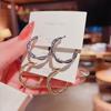 S925 Silver Needle Twist Design Hoops - European & American Street Style Earrings for Women