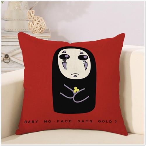 Милый мультфильм Тоторо, милый пледы, наволочка, чехол для подушки квадратной формы, чехол для подушки с шиншиллой для дивана, дома, Капа де Альмофадас 45x45