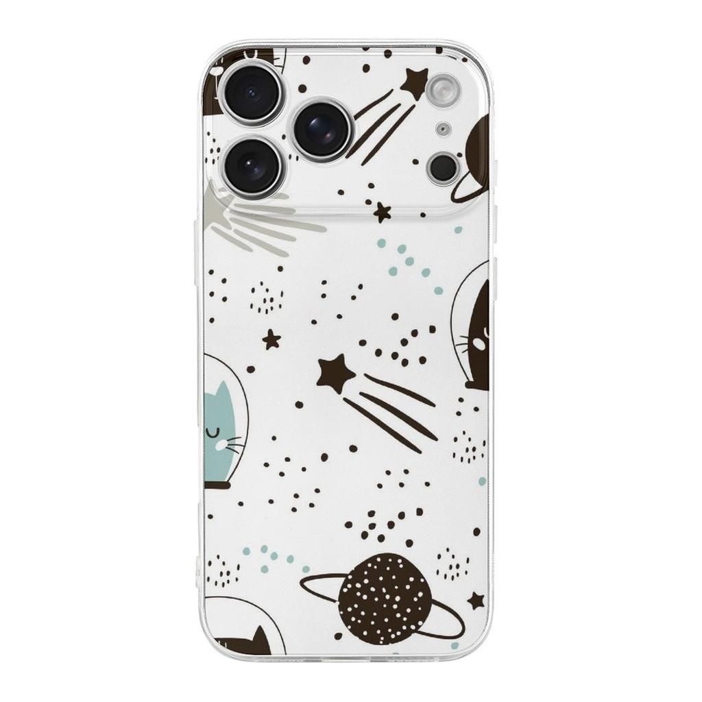 1 Pack For Iphone 17/17Air/17Pro/17ProMax Slim TPU Protective Case With Anti-Fingerprint Coating, Cushion Corners And Clear Fit