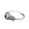 Natural Peridot Gemstone Handmade Designer Women Ring, Solid 925 Sterling Silver Ring, Unique Design Ring