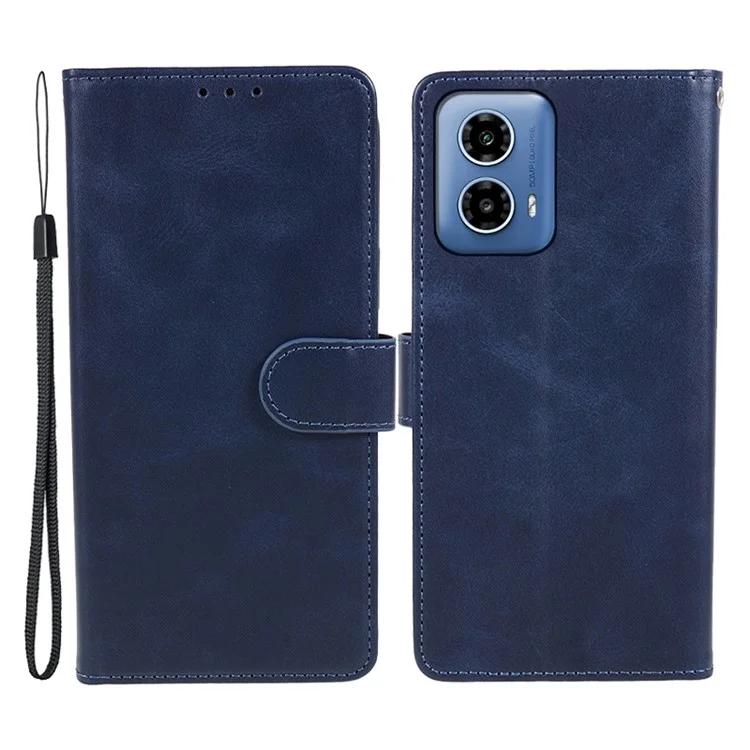 For Motorola Moto G34 5G Anti-Scratch Phone Case Magnetic PU Leather Wallet Stand Phone Shell