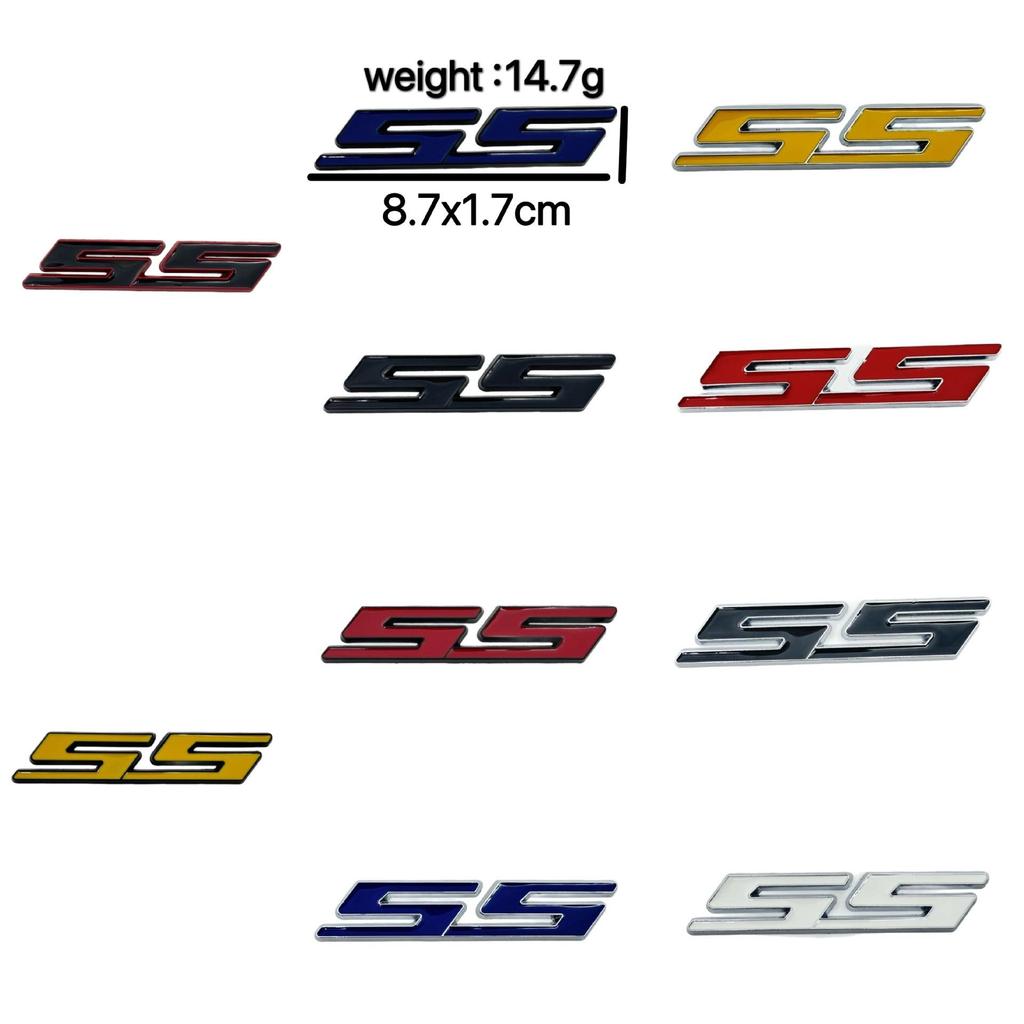 Металлический автомобильный логотип-эмблема-наклейка Chevrolet SS