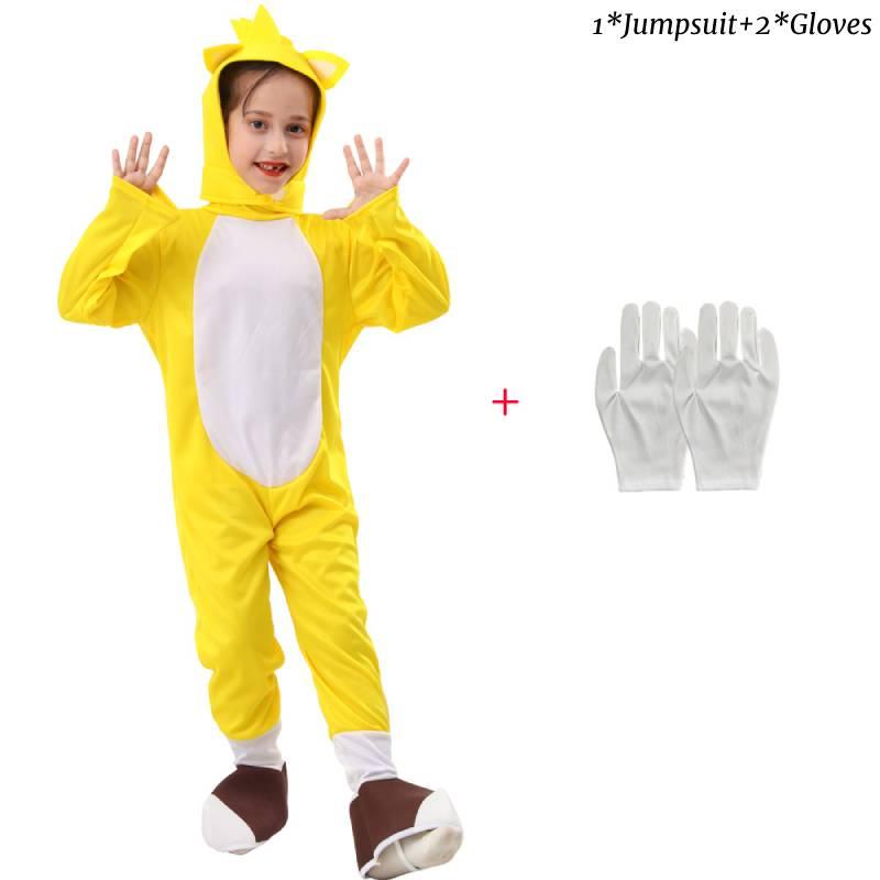 Stylish Blue Cosplay Costume Sonic Hedgehog Theme For Carnival Party
