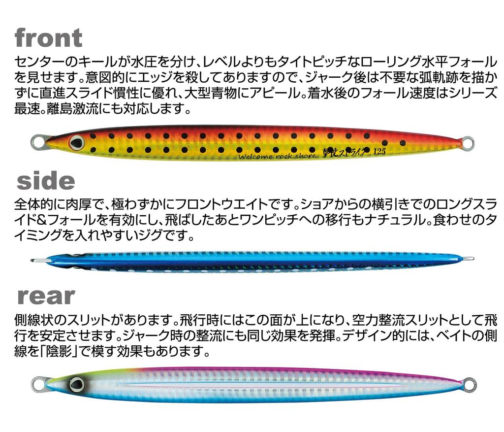 OWNER Metal Jig Shooting Jig Strike 125g Bullpin Dot 31988 Приманка GJS-125 (Начальная точка) #34