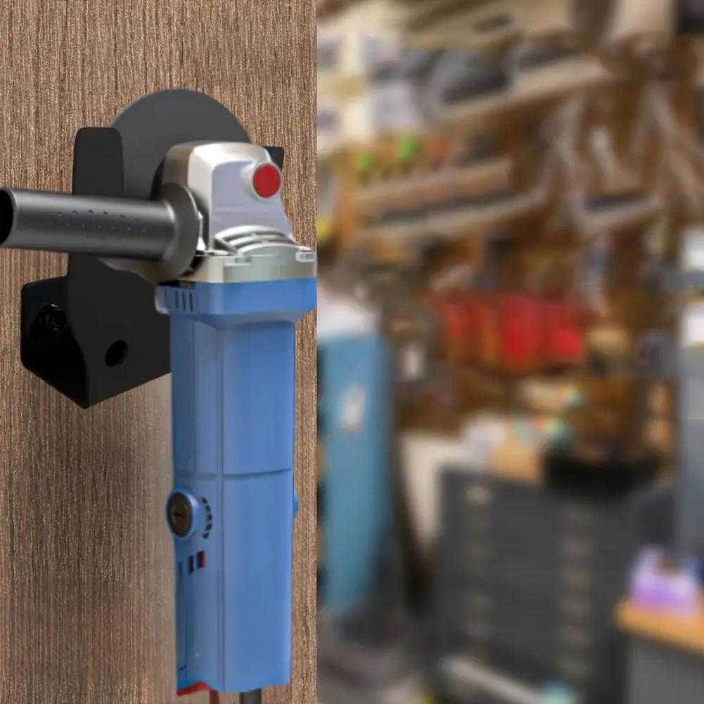 Держатель для угловой шлифмашины Держатель для полировальной машины Стойка для хранения угловой шлифмашины Подвеска для гаражного инструмента для дома Резаки Полировальные машины Ручной инструмент для шлифования