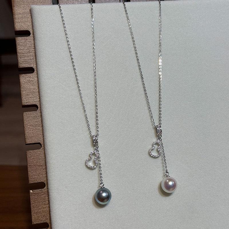 Легкое роскошное высококачественное ожерелье с подвеской из тыквы и циркона, женская элегантная индивидуальная модная универсальная цепочка на шею, цепочка для свитера