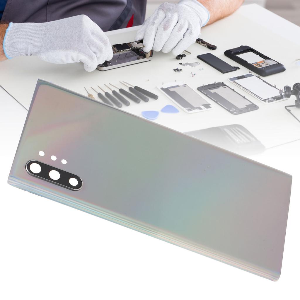 Back Cover Glass Housing Door with Pre Assembled Camera Len Repair Tool Kit for     Note 10 Plus SM N975