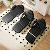 Portable Massage Table, 3-Section Adjustable Beauty Bed with Face Cradle, Removable Headrest and Armrests