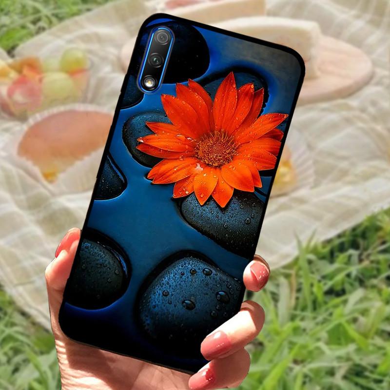 Чехол-бампер для Honor 9X Cover Honor9X Китай Силиконовый Мягкий Мраморный Черный Funda Coque для Huawei Honor 9X Pro Полностью Защитный