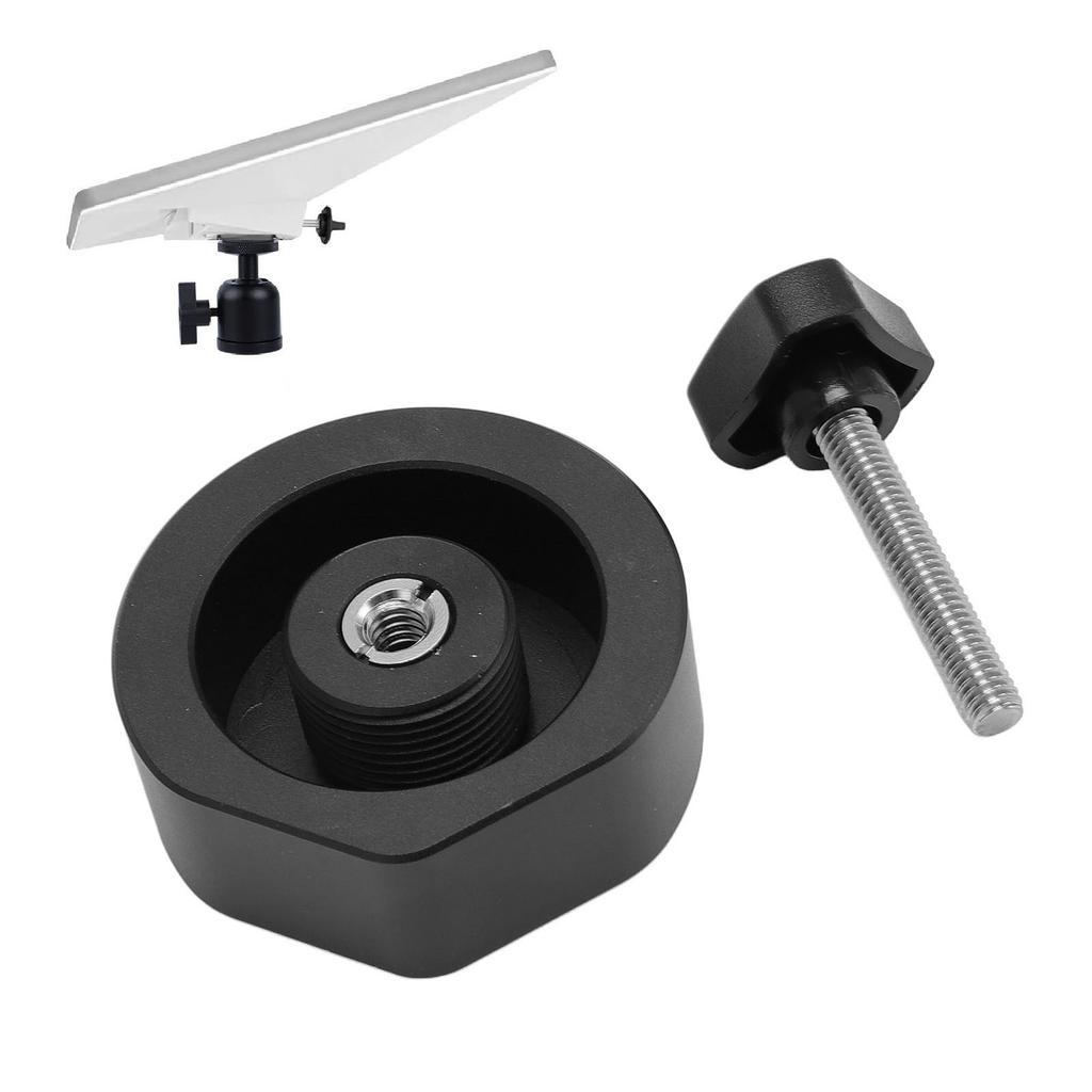 Satellite Tripod Adapter Aluminum Alloy 1/4 Inch Threaded Satellite Tripod Mount Adapter for Outdoor