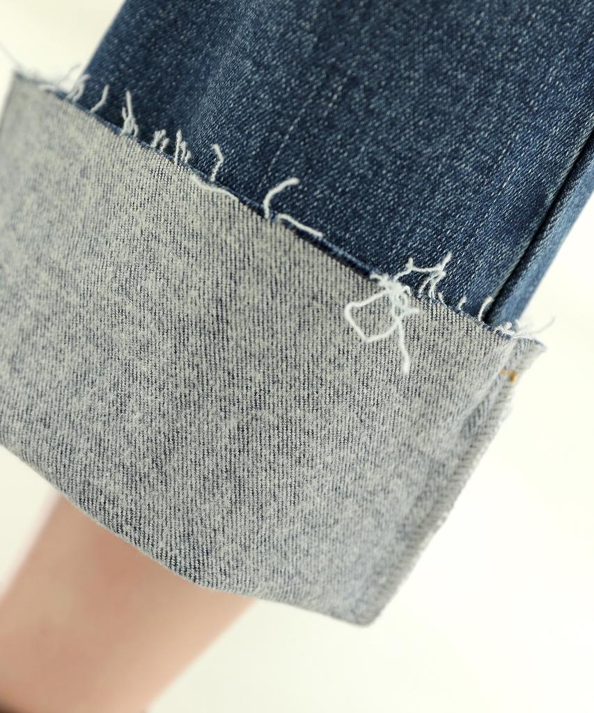 Джинсы Bootcut Jikeulib с утепленной флисовой подкладкой, секретной эластичной талией и обрезанным низом