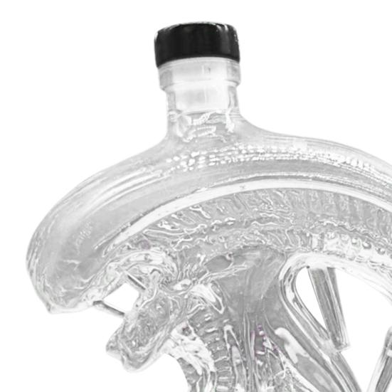 Бутылка виски Уникальная инопланетная форма Стеклянный винный декантер Многофункциональный контейнер для напитков для виски вина пива