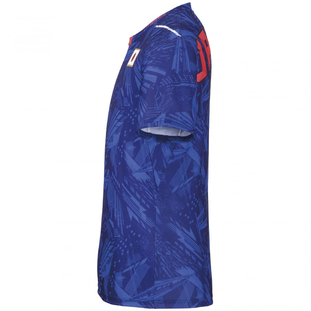 Mizuno Training Wear Cheering Japan Size M To Japanese Size T-Shirt, 32MA0505, Blue, (equivalent M)