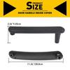 2PCS L+R For Mitsubishi 2006-2012 Eclipse Front Interior Door Pull Handle Black