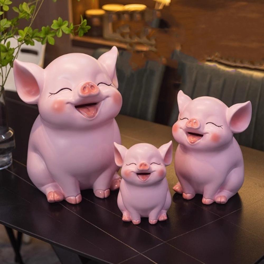 Decorative Animal Saving Box Large Capacity Zodiac Pig Ornaments Cartoon Money Boxes  Home Decor
