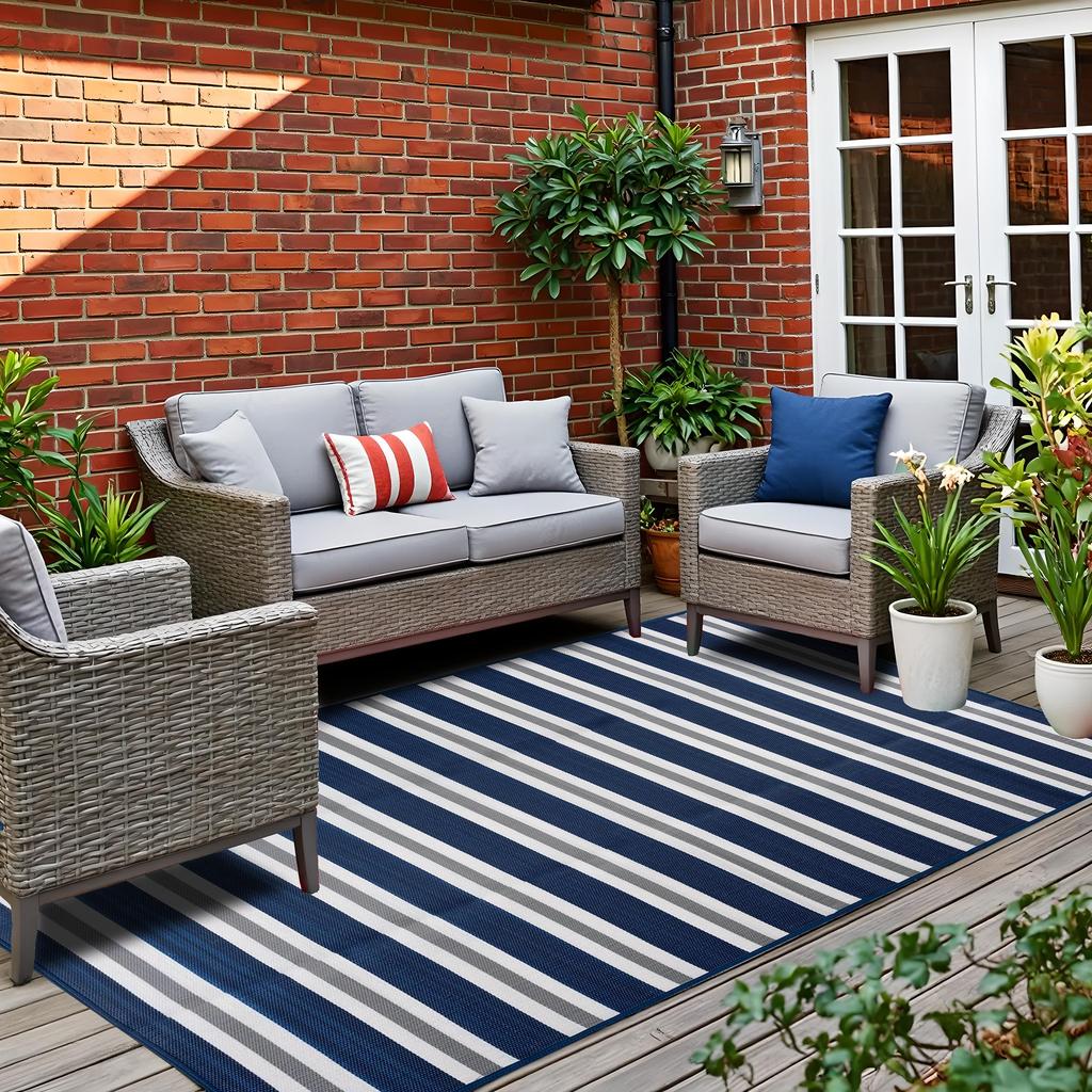 Outdoor Plastic Straw Rug, Large Outdoor Plastic Rug, Reversible Mat, Carpet for Patio, Camping Mat, Outside Carpet, Garden Plastic Carpet