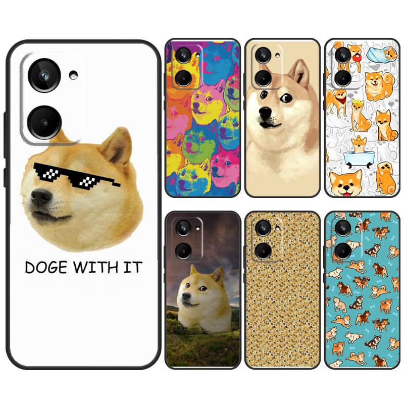 DOGE MEME Shiba Inu Dog For Realme 12 11 10 9 Pro Plus C67 C55 C53 C35 C33 C30 C25s C21Y C15 GT Neo5 GT3 GT5 Case