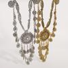 Европейское и американское ретро геометрическое ожерелье с бахромой, богемный этнический стиль, персонализированная цепочка для ключицы