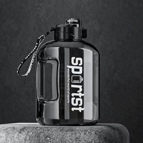 1.7/2.7 л Спортивная бутылка для воды с соломинкой Большой вместимости Герметичная Портативная Легкая Для улицы Велоспорт Тренажерный зал Фитнес Путешествия Чашка для питья