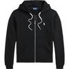 Polo Logo Embroidered Hooded Long Sleeve Jacket Women Jackets Black WMPOKNINFB20708-001