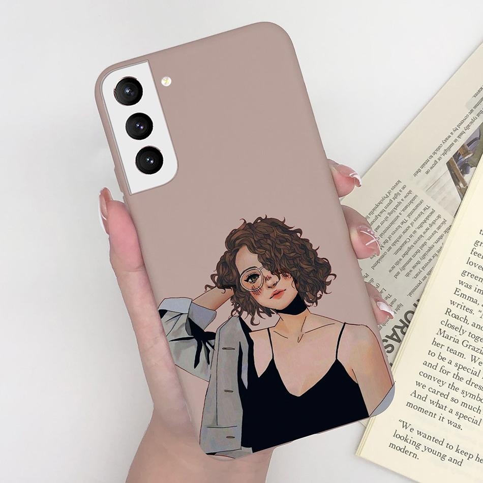 For Samsung S22 Ultra Plus 5G Case Cute Painted Silicone Soft TPU Phone Cover For Samsung Galaxy S22 S 22 Ultra Plus Case Bumper
