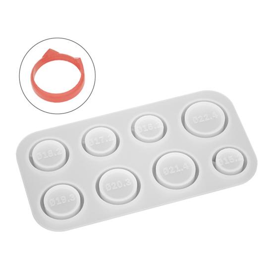 Форма для кольца из силиконовой смолы разных размеров для самостоятельного изготовления украшений, сережек, ожерелий, подвесок, кошачьих ушей