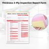 15-Pack Annual Vehicle pection Report Form, 3-Ply Carbonless Form and Hardboard, Includes 15-Pk 2-Ply FMCSA Vinyl Adhesive Label for Annual pections,