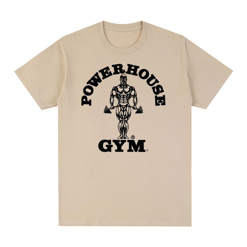 Powerhouse Gym Винтажная футболка Харадзюку Гик Смешная Хлопковая Мужская футболка Новая Футболка Футболка Женские Топы